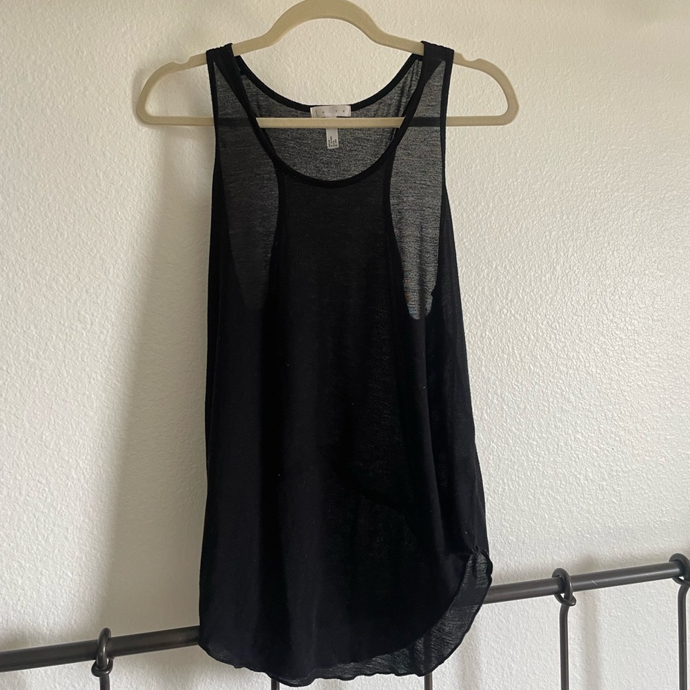 Leith Black Tank Top